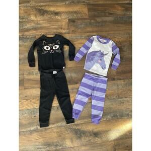 TWO Toddler Long-Sleeve plus Pant Sets from Hanna Andersson & Gap (18-24m)